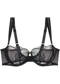 Triumph, Balconette-BH &raquo;Palina Sea Full of Stars&laquo; Limited Edition, Stickerei, elegante Doppel-Tr&auml;ger, modisch, BLACK, 90 - Cup C