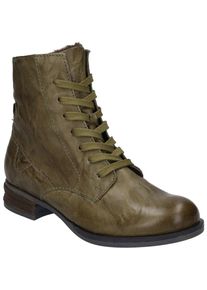 Josef Seibel, Damen, Stiefelette &raquo;Sanja 01, oliv&laquo;, oliv, 40, Damen-Stiefelette aus Leder