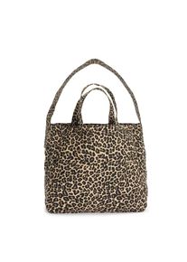 French Connection, Damen, Shopper &raquo;Strandtasche, Sommertasche, Badetasche&laquo; Schultertasche, Handtasche, Einkaufstasche, Tragetasche VEGAN, leo, B/H/T: 