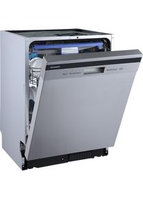 Hanseatic, Unterbaugeschirrsp&uuml;ler &raquo;HGU6082D14J7735EI&laquo; 14 Ma&szlig;gedecke, silberfarben, Verschmutzungserkennung