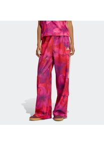 adidas Sportswear, Damen, Sporthose &raquo;ADIDAS X FARM RIO HOUSE OF TIRO&laquo;, Bahia Magenta/Collegiate Red/Crystal Linen, M - N-Gr, Locker geschnittene 
