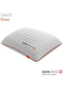 OCTAsleep, Nackenst&uuml;tzkissen &raquo;OCTAsleep Smart Pillow&laquo; F&uuml;llung: 100% Polyester 1 Stk. tlg. Kopfkissen atmungsaktiv, wei&szlig;, B/H/L: 40 cm x 13 cm x 80 cm,