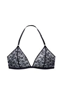 Vivance, Damen, Bralette-BH in zierlicher Triangel-Schnittform mit Neckholder-Tr&auml;gern, Dessous, schwarz, 70 - Cup C, Verspielter Bralette-BH in 