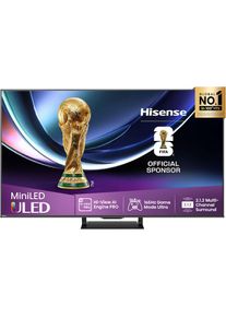 HISENSE, QLED Mini LED-Fernseher &raquo;65U7Q PRO&laquo; 164 cm/65 &prime;&prime; Smart-TV 4K UHD MiniLED Smart TV, schwarz, QLED-Farbe mit Pantone - Mehr als eine Milliarde 