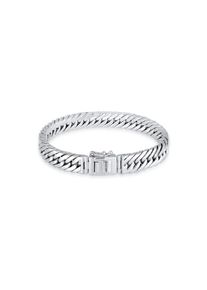 Kuzzoi, Herren, Armkette &raquo;Armband Panzerarmband Kastenverschluss Unisex 925 Silber&laquo;, Silber, 210, Schlichtes Panzer-Armband aus 925 Sterling Silber
