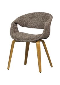 Woood, Esszimmerstuhl (), braun/natur,