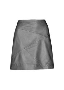 Maze, Damen, Lederrock &raquo;Lederrock 42024064&laquo;, black, L, Stylischer Mini-Lederrock mit figurbetonter Passform