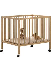 Vipack, Laufgitter &raquo;Dino auf Rollen mit 2 Bremsen, universell einsetzbar, Made in Europe&laquo; bis 15 kg hochwertig verarbeitet, Buche massiv, verschiedene