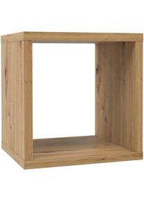 FORTE, Regalw&uuml;rfel Regalw&uuml;rfel, B/H/T 38,2x38,3x32,9 cm, langlebige Beschichtung, Artisan Eiche, Holzwerkstoff,