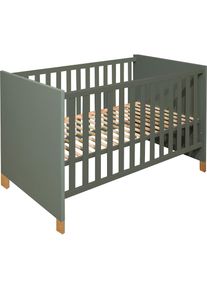 M&auml;usbacher M&auml;usbacher, Babybett Holzf&uuml;&szlig;e, Holzgriffe, pine green, Holzwerkstoff,