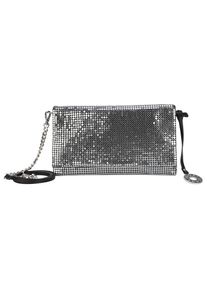 JOOP! Joop Jeans, Damen, Clutch &raquo;serata luce cadea clutch mhf&laquo; Schultertasche, Mini Bag, Umh&auml;ngetasche, gun, B/H/T: 27 cm x 15,5 cm x 1 cm, Aus Aluminium