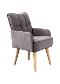 exxpo - sofa fashion, Armlehnstuhl &raquo;Latte&laquo; (), cappuccino,