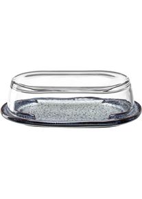 Leonardo, Butterdose &raquo;MATERA&laquo;, klar/grau, Glas, Keramik,