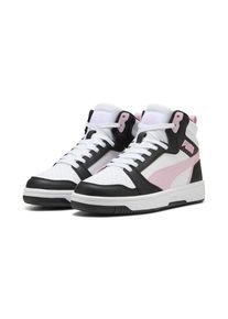 Puma, Herren, Sneaker &raquo;REBOUND V6&laquo; kn&ouml;chelhoch, wasserabweisendes Obermaterial, weiche Innensohle, Puma White-Rose Mauve-Puma Black, 40, Sneaker im 