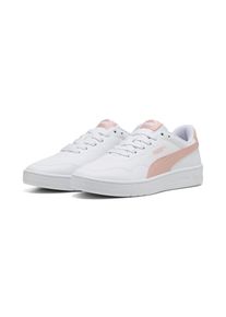 Puma, Damen, Sneaker &raquo;COURT LALLY&laquo; mit leicht profilierter Gummilaufsohle, mit Schn&uuml;rverschluss, Puma White-Rose Quartz, 37,5, Sneaker mit schlanker 
