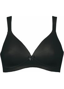 Naturana, Damen, Soft-BH &raquo;Soft Cup&laquo; nahtlose Schalen-Cups, wattiert, ohne B&uuml;gel, schwarz, 75 - Cup C, T-Shirt BH von Naturana