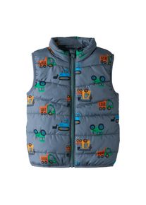 name it, Herren, Steppweste &raquo;NMMMYLANE VEST AOP2&laquo;, Flint Stone, 110, Weste von name it f&uuml;r Jungen