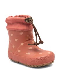 bisgaard, Damen, Gummistiefel &raquo;baby thermo rubber&laquo; Regenstiefel mit Wollfutter, Gr&ouml;&szlig;enschablone zum Download, ruby heartbeat, 24, Thermo Gummistiefel 