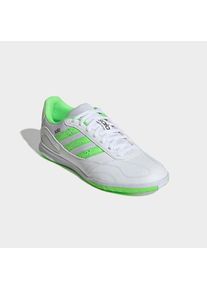 adidas Performance, Damen, Fu&szlig;ballschuh &raquo;SUPER SALA COMPETITION 3 HALLEN&laquo; geeignet als Hallenschuhe, Cloud White / Lime Burst / Core Black, 47, 