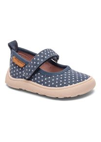 bisgaard, Damen, Hausschuh &raquo;barefoot ballet Weite: normal&laquo; , Ballerina, Barfu&szlig;schuh, Klettschuh, Gr&ouml;&szlig;enschablone zum Download, navy dots, 26, 