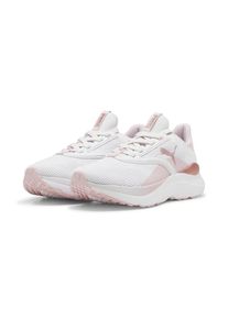 Puma, Damen, Trainingsschuh &raquo;SOFTRIDE MAYVE WN'S&laquo; gestricktes Obermaterial, leicht profilierte Synthetik-Laufsohle, Feather Gray-Mauve Mist-Rose Gold,