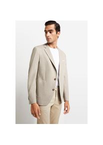 Cinque, Herren, Anzugsakko &raquo;CIDATI&laquo; mit modischer Struktur, beige, 56, Sakko von Cinque mit Brusttasche