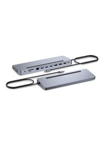 i-tec 11-in-1 Docking Station - USB-C/USB4 - 2x DP HDMI - 100W PD