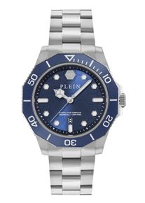 Philipp Plein Watches Montre &agrave; affichage analogique ' AQUASTORM ' Homme argent taille One Size