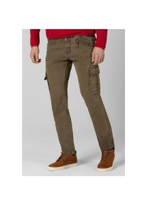 Timezone, Herren, Cargohose &raquo;Regular BenTZ&laquo;, braun, 38 - L&auml;nge 34, Medium Waist-Hose im Regular Fit mit Slim Legs