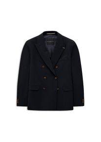 Bugatti, Herren, Sakko &raquo;Stretch&laquo; mit breitem Spitzrevers, 390-marine, 54, Zweireiher mit breitem Spitzrevers