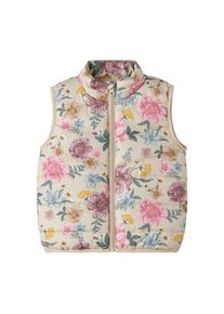 name it, Damen, Steppweste &raquo;NMFMYLANE VEST AOP3&laquo;, Birch, 116, Weste von name it f&uuml;r M&auml;dchen