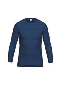 Ammann, Herren, Unterhemd &raquo;3er Pack Shirt 1/1 Arm Day Classic / Jeans Feinripp&laquo;, dunkelblau, 5, langarm Shirt
