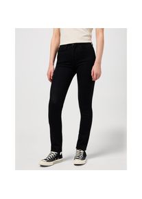 Wrangler, Damen, 5-Pocket-Jeans mit kontrastfarbenen N&auml;hten, RETRO BLACK, 36 - L&auml;nge 32, Slim-fit-Jeans von Wrangler
