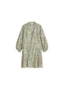 Marc O'Polo Marc O'Polo, Damen, Sommerkleid Eingrifftaschen loose fit aus bedrucktem Light-Popeline, ungef&uuml;ttert, multi/ fresh sage, 36 - N-Gr, Gemustertes Kleid 