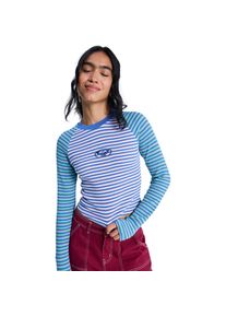 Roxy, Damen, Longtop &raquo;Highlite Season&laquo;, Coconut Milk Stripy Soul Mini, XL, Material: Walkfrottier, Microfaser [240 g/m2]