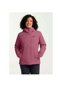 Jack Wolfskin, Damen, Outdoorjacke &raquo;WISPER INS JKT W&laquo; mit Kapuze, raisin, L (42/44), Isolationsjacke