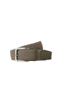 Jack & Jones Jack & Jones, Damen, Stretchg&uuml;rtel &raquo;JACSPRING WOVEN BELT NOOS&laquo; Materialmix, Tan Detail:Tone in tone, 80, Herreng&uuml;rtel von Jack&Jones