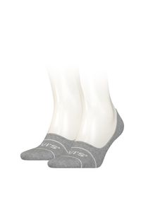 Levi's Levi's , Herren, F&uuml;&szlig;linge &raquo;LEVIS LOW RISE SPORT&laquo; 2 Paar, Cotton-Mix, f&uuml;r Damen und Herren, elastisch, grey melange, 43-46, Unisex-No Show Socks von 