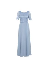 Vera Mont, Damen, Abendkleid &raquo;Abendkleid mit Spitze&laquo;, Light Steel Blue, 36 - EURO, Passform: Ausgestellt
