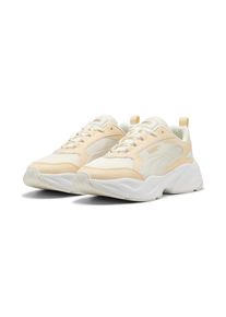 Puma, Damen, Sneaker &raquo;CASSIA 2.0&laquo; mit Gummilaufsohle, leicht profiliertes Laufsohlenprofil, Warm White-Vapor Gray-Canvas, 38,5, Sportlicher Sneaker 