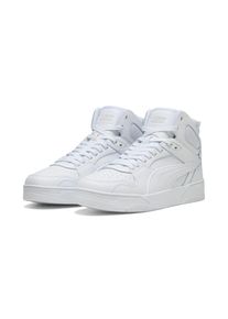 Puma, Herren, Sneaker &raquo;RBD BREAK MID&laquo; kn&ouml;chelhoch, mit Gummilaufsohle, Obermaterial aus Leder, Puma White-Cool Light Gray-Puma Black, 39, Sneaker mit 
