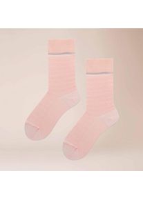 Kunert, Damen, Socken &raquo;Socke Fine Love&laquo;, holiday-rose 1556, 39-42, Zarte, grafisches Design mit Zick-Zack-Muster