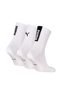 Puma, Damen, Socken &raquo; UNISEX LOGO SHORT CREW&laquo; 3 Paar tlg., white-black, 43-46, Short-Crew Socken von Puma