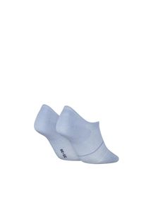 Tommy Hilfiger, Damen, F&uuml;&szlig;linge &raquo;TH WOMEN FOOTIE HC 2P RIB STRIPE&laquo; 2 Paar, light blue, 39-42,