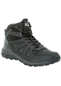 Jack Wolfskin, Herren, Wanderschuh &raquo;WOODLAND 2 TEXAPORE MID M&laquo; wasserdicht, Trekkingschuh, schwarz, 44, Hochwertiger Wanderschuh von Jack Wolfskin mit