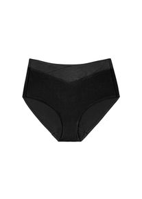 Triumph, Damen, Shapingslip &raquo;True Shape Sensation&laquo; Mesh-Eins&auml;tze, Stretch-T&uuml;ll, Wickel-Optik, BLACK, 38, Damen-Slip von Triumph