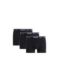 NIKE Underwear, Herren, Trunk &raquo;TRUNK 3PK&laquo; Packung, 3er, 3 Stk. mit Logo-Elastikbund, BLACK/BLACK/BLACK, M - 3 Stk., NIKE Trunk im 3er Pack