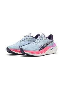 Puma, Damen, Laufschuh &raquo;VELOCITY NITRO 4 X HYROX WNS&laquo; mit Schn&uuml;rverschluss, abriebfeste Gummilaufsohle, Lucite-Pure Pink-Deep Plum, 37, Laufschuh f&uuml;r 