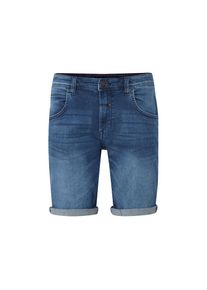 FQ1924, Herren, Jeansshorts &raquo;Shorts FQRome&laquo;, Denim middle blue, XL - N-Gr, Jeansshorts mit Waschung
