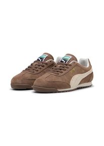 Puma, Damen, Sneaker &raquo;ARIZONA SD&laquo; mit Schn&uuml;rverschluss, mit profiliertem Gummi-Laufsohlenmaterial, Flat Bronze-Alpine Snow-Puma Gold, 43, Sneaker mit 